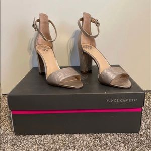 Vince Camuto Heels - Rose Silver color - Size 6M